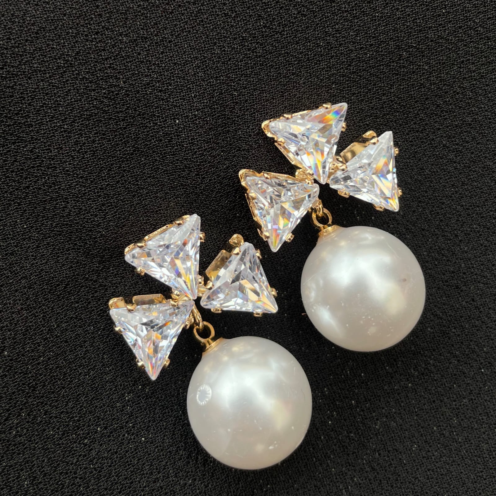Celestia Crystal Drop Earrings