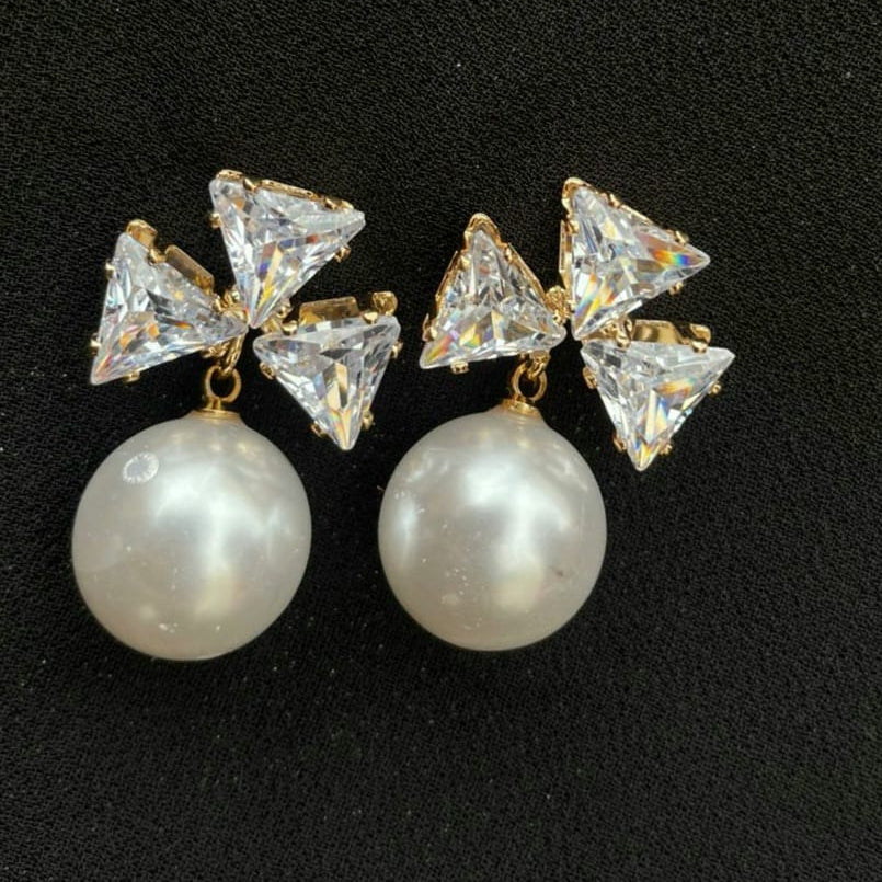 Celestia Crystal Drop Earrings