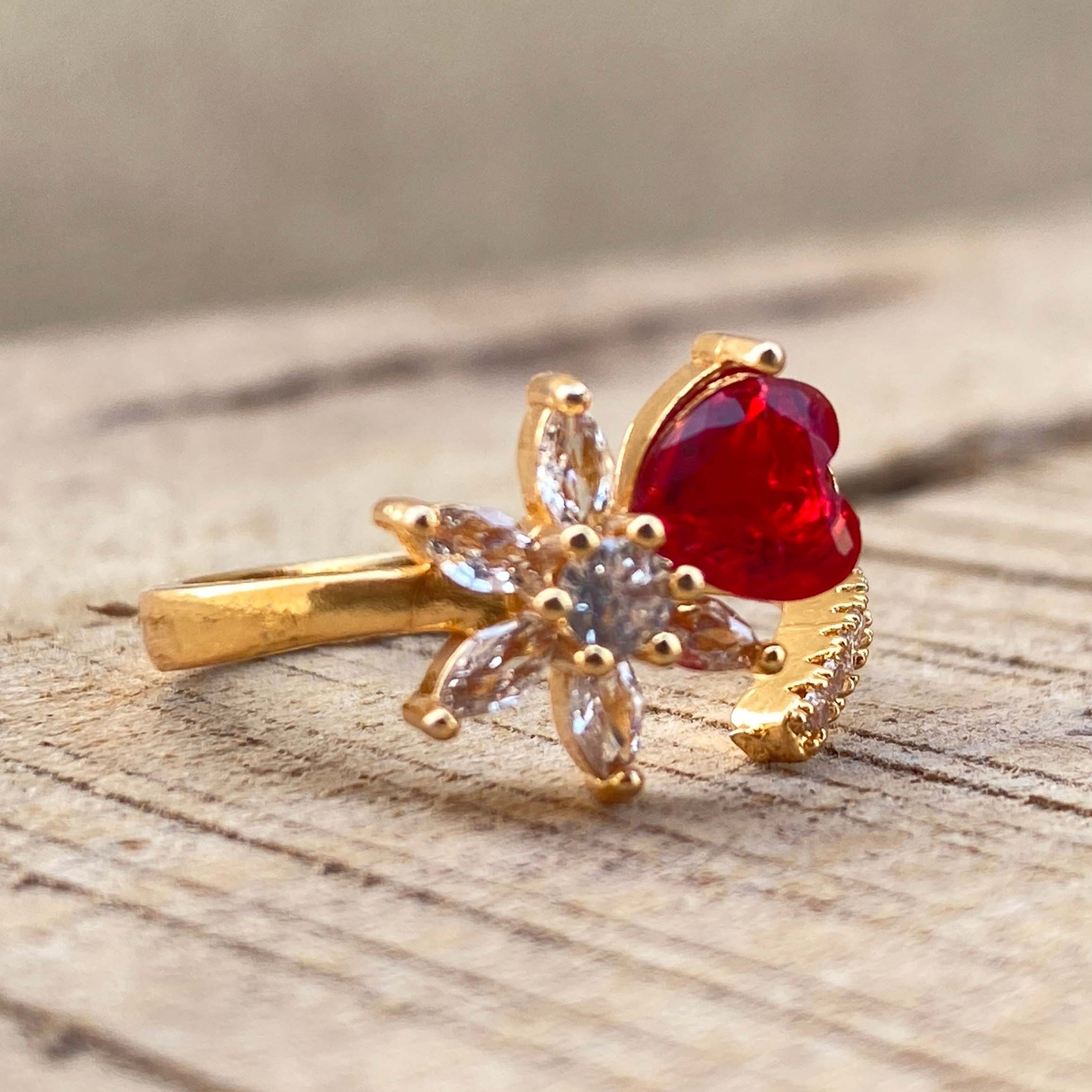Blossom Ruby Ring