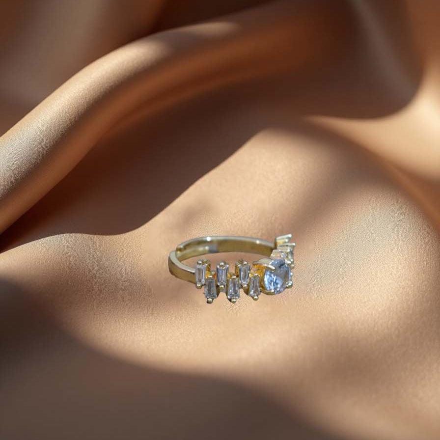 Radiant Princess Cut Halo Ring